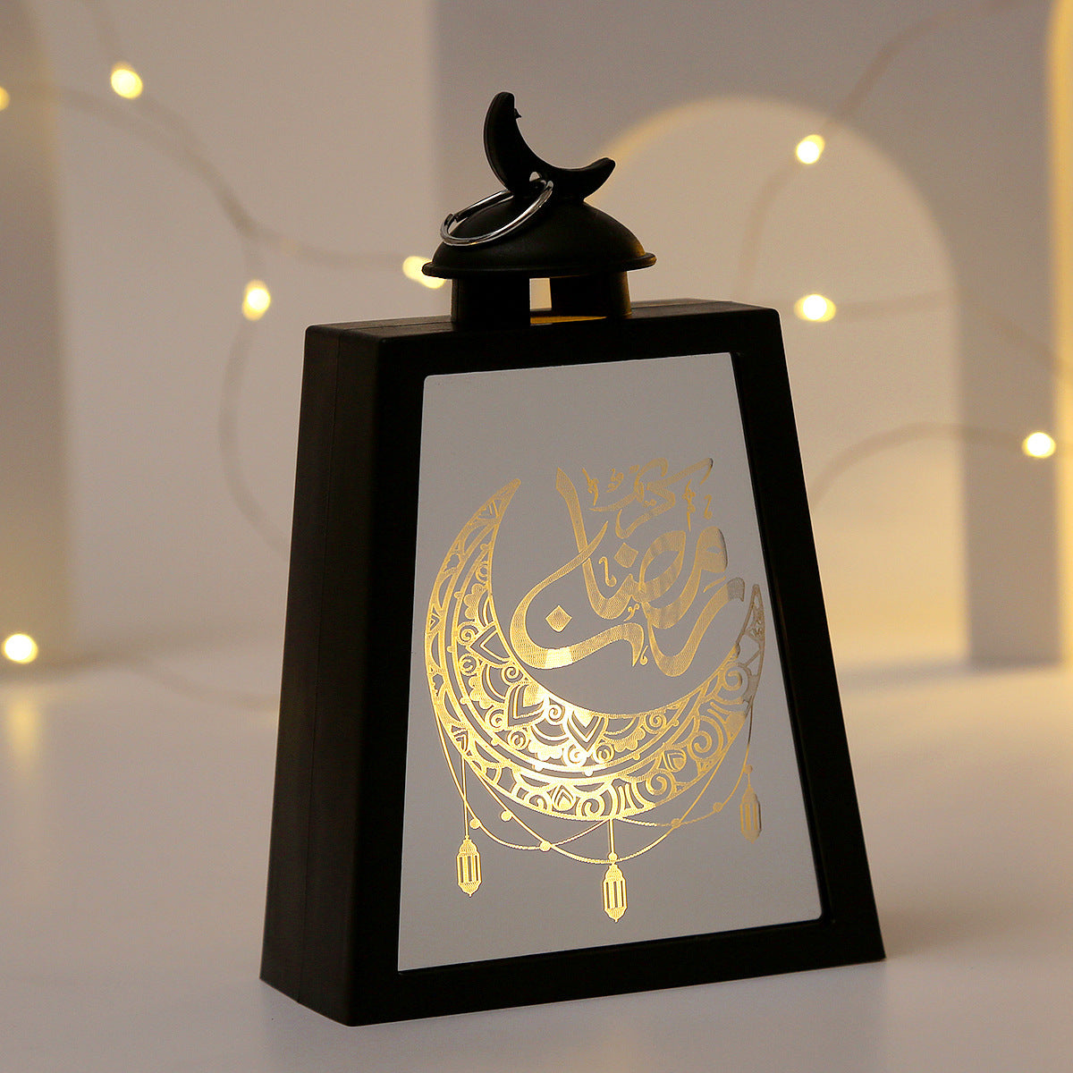 Candlestick Arabian Lantern Electric Candle Lamp Holiday Decoration