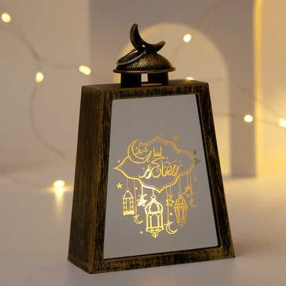 Candlestick Arabian Lantern Electric Candle Lamp Holiday Decoration